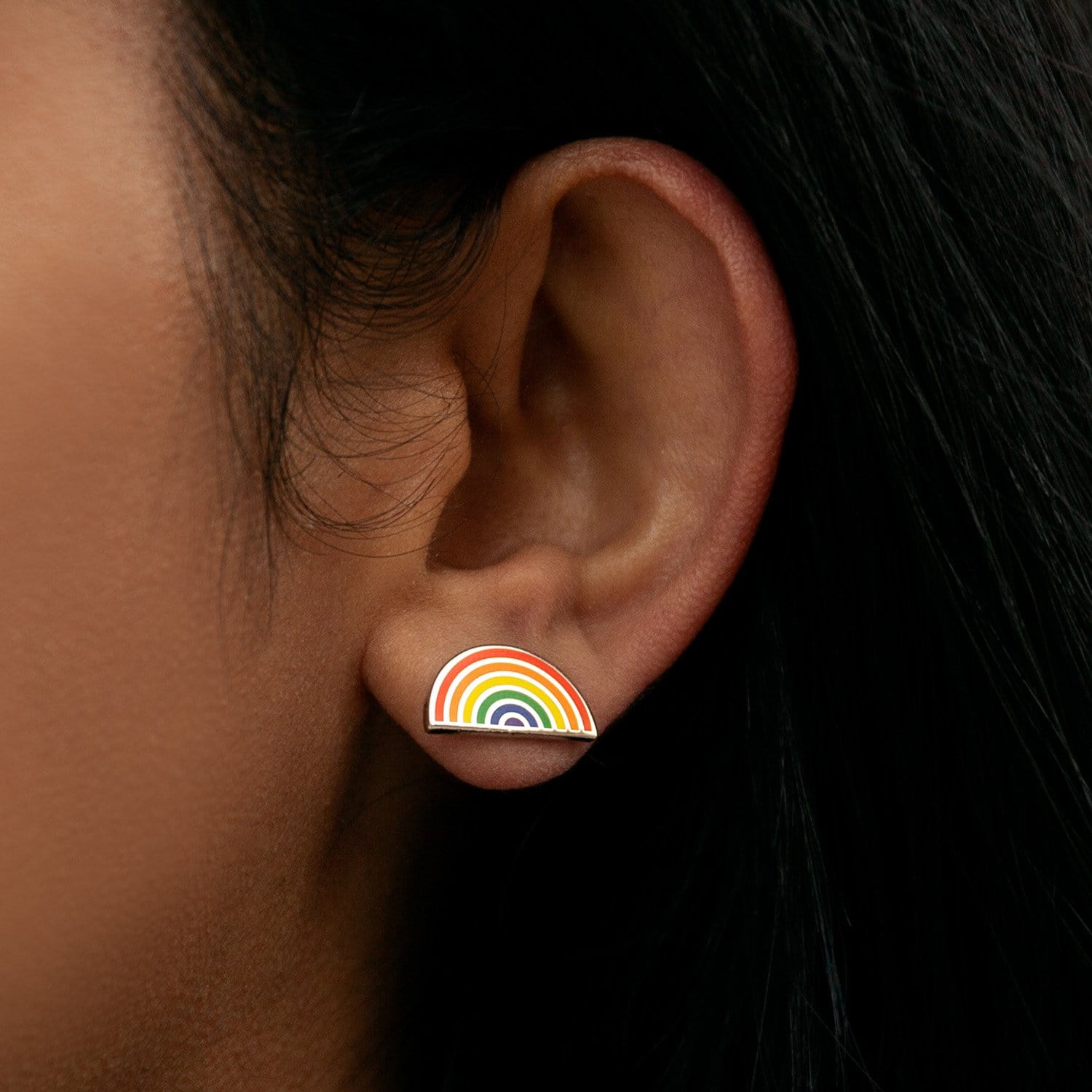 Pride Rainbow Earrings - Post