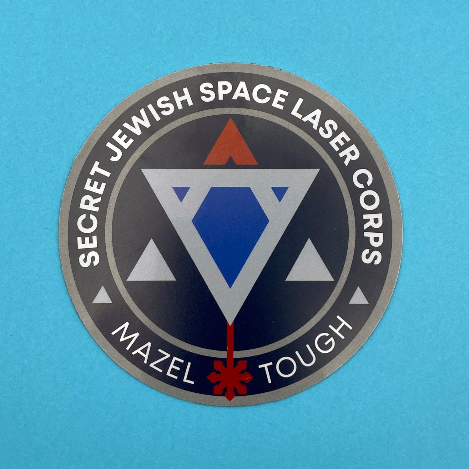 Secret Jewish Space Laser Corps - Car Magnet