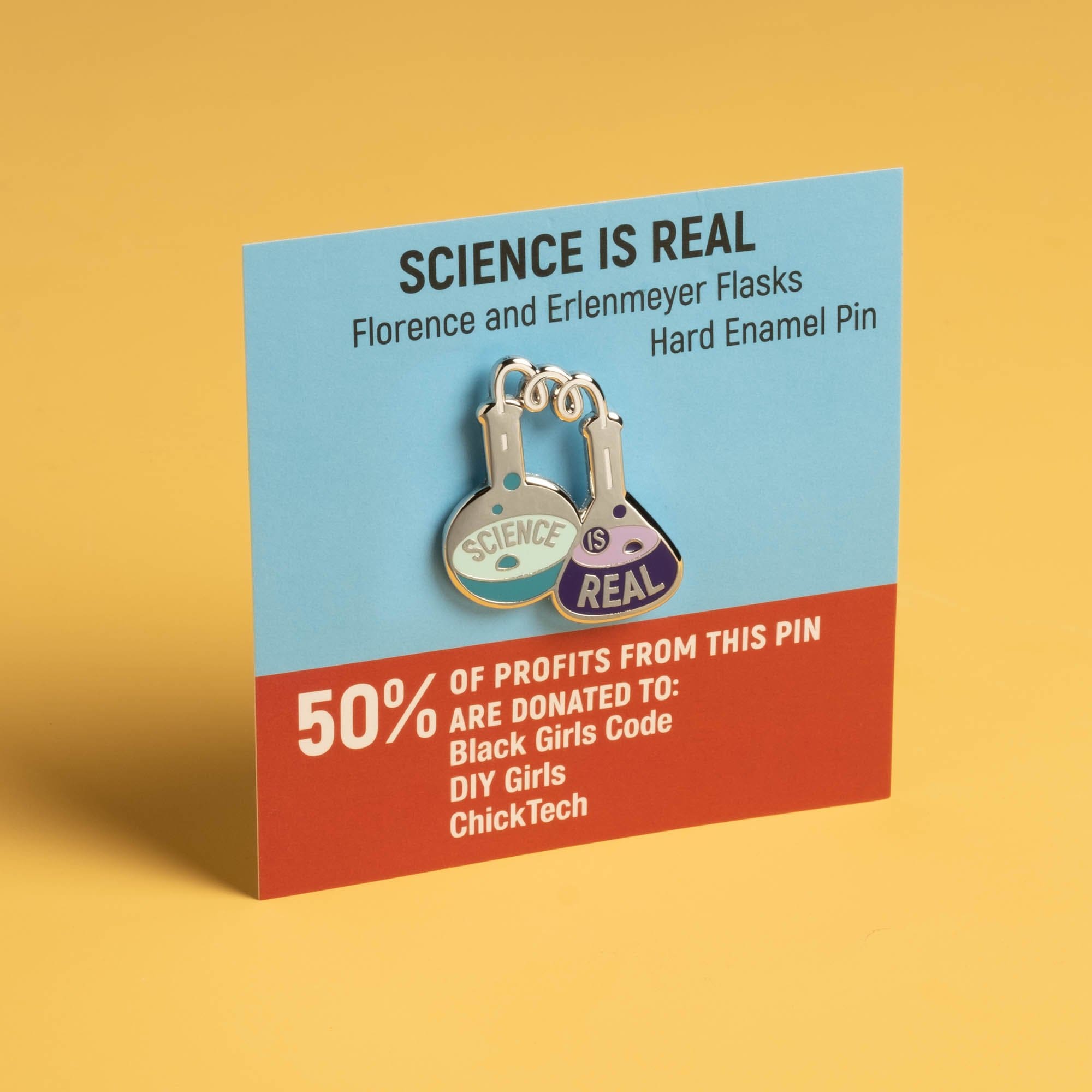 Flask Pin Science is Real - Flasks Pin — Dissent Pins