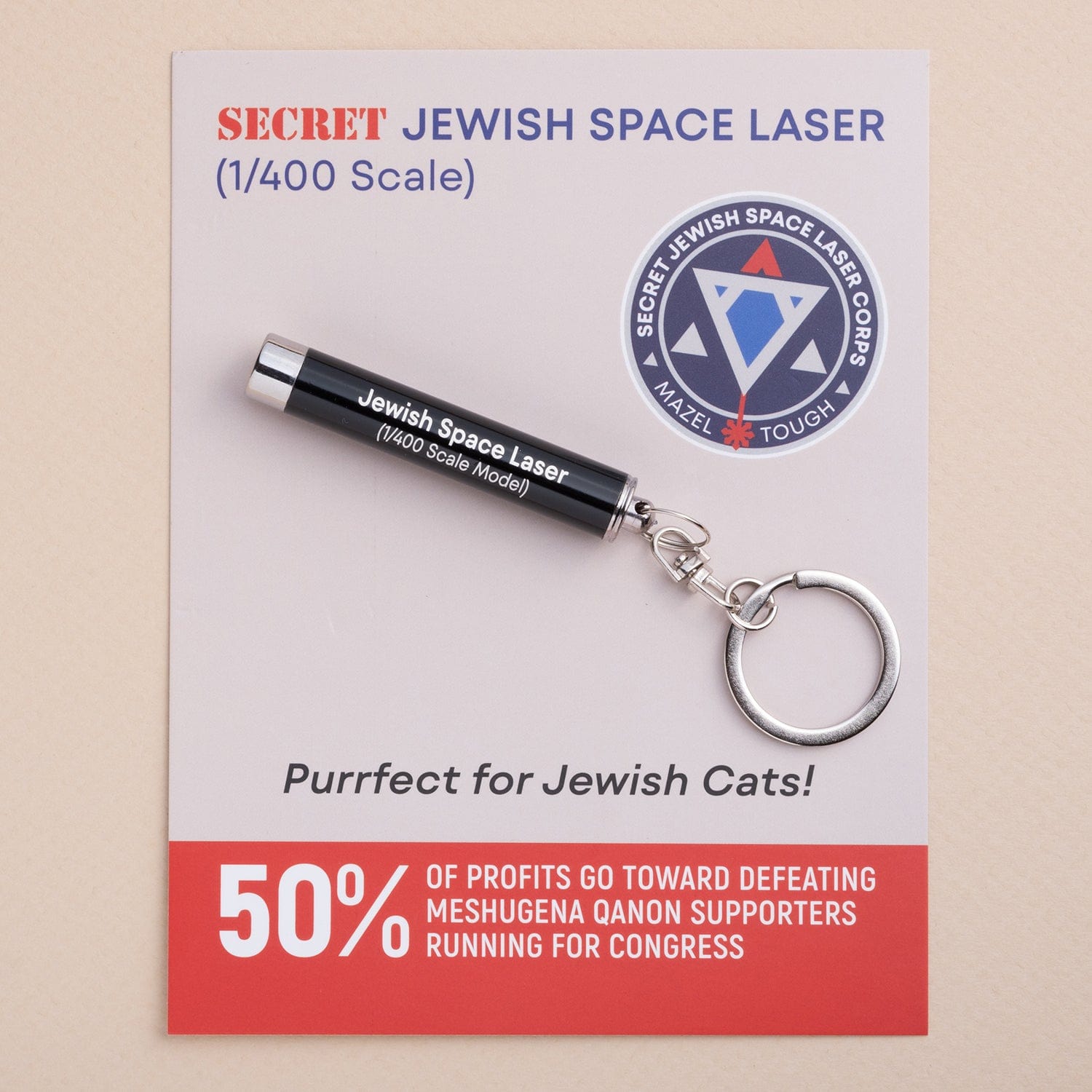 Secret Jewish Space Laser - 1/400 Scale Model