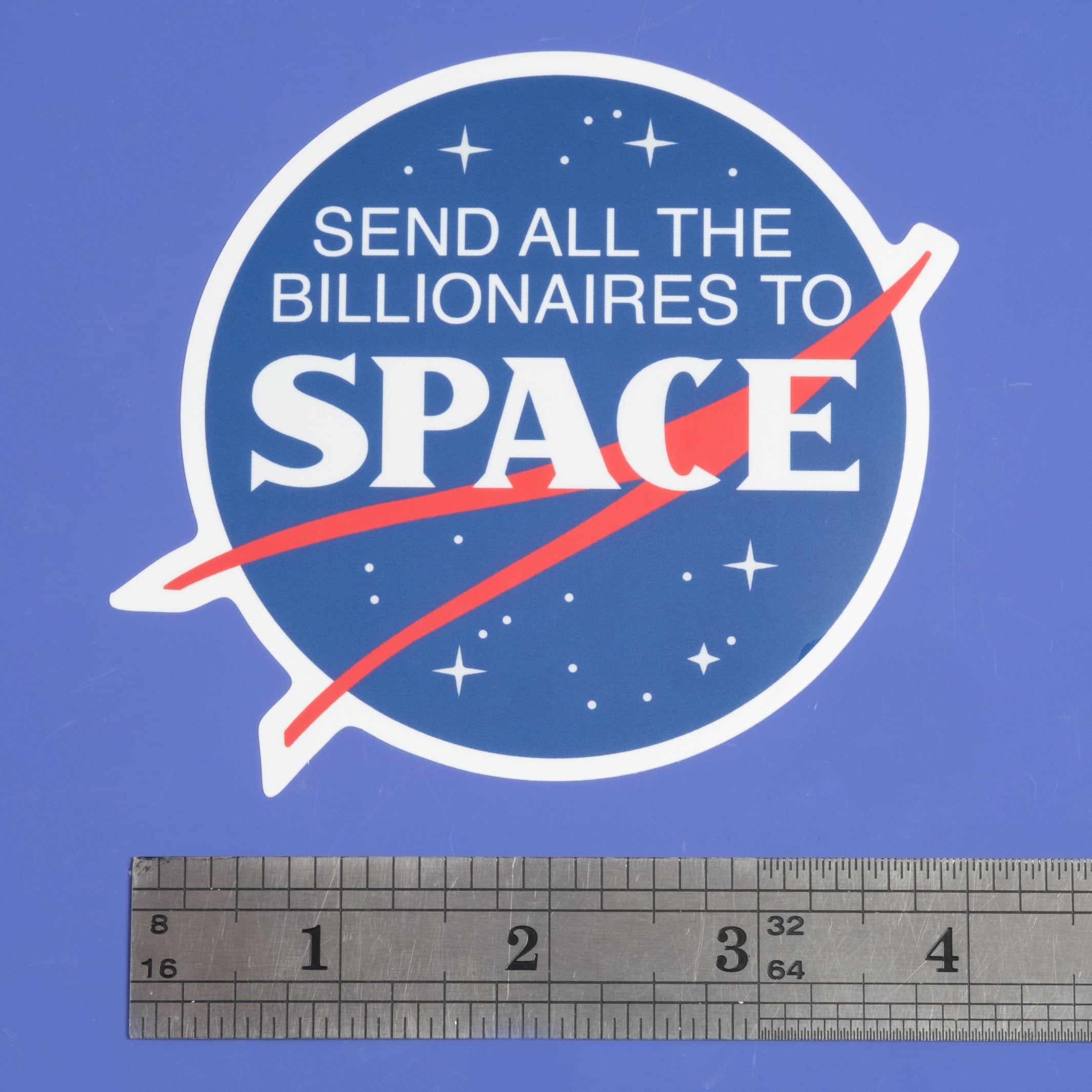 Send All the Billionaires to Space - Sticker