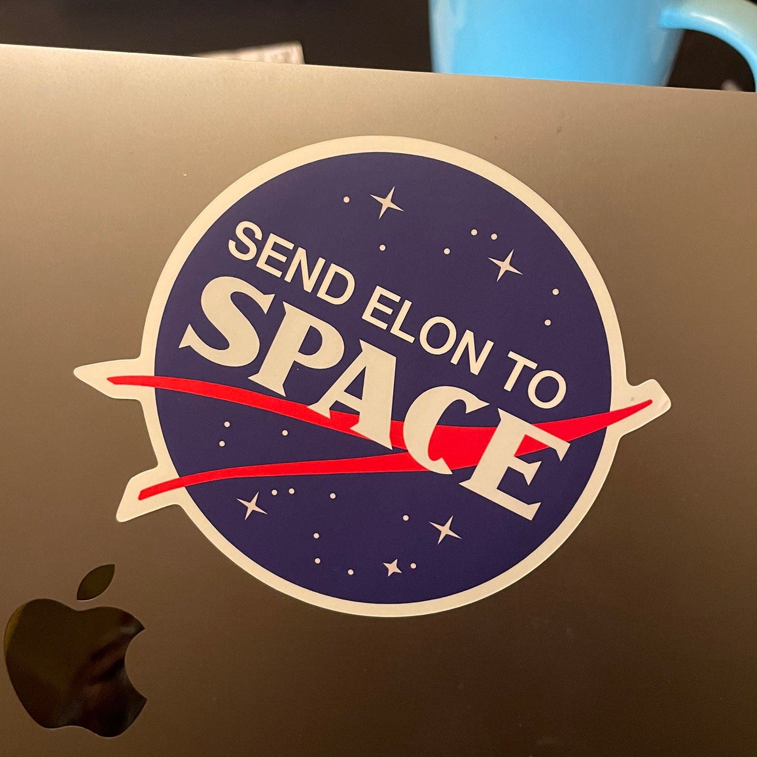 Send Elon to Space Sticker