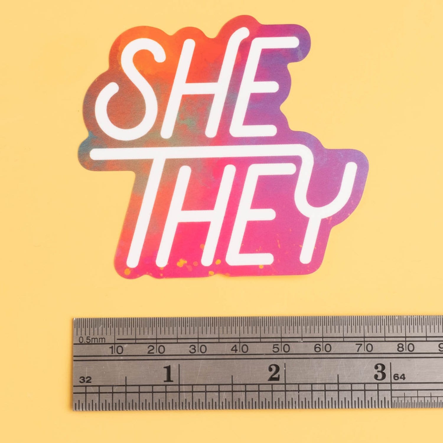 She Representative Sticker Pronoun - Stickers — Dissent Pins
