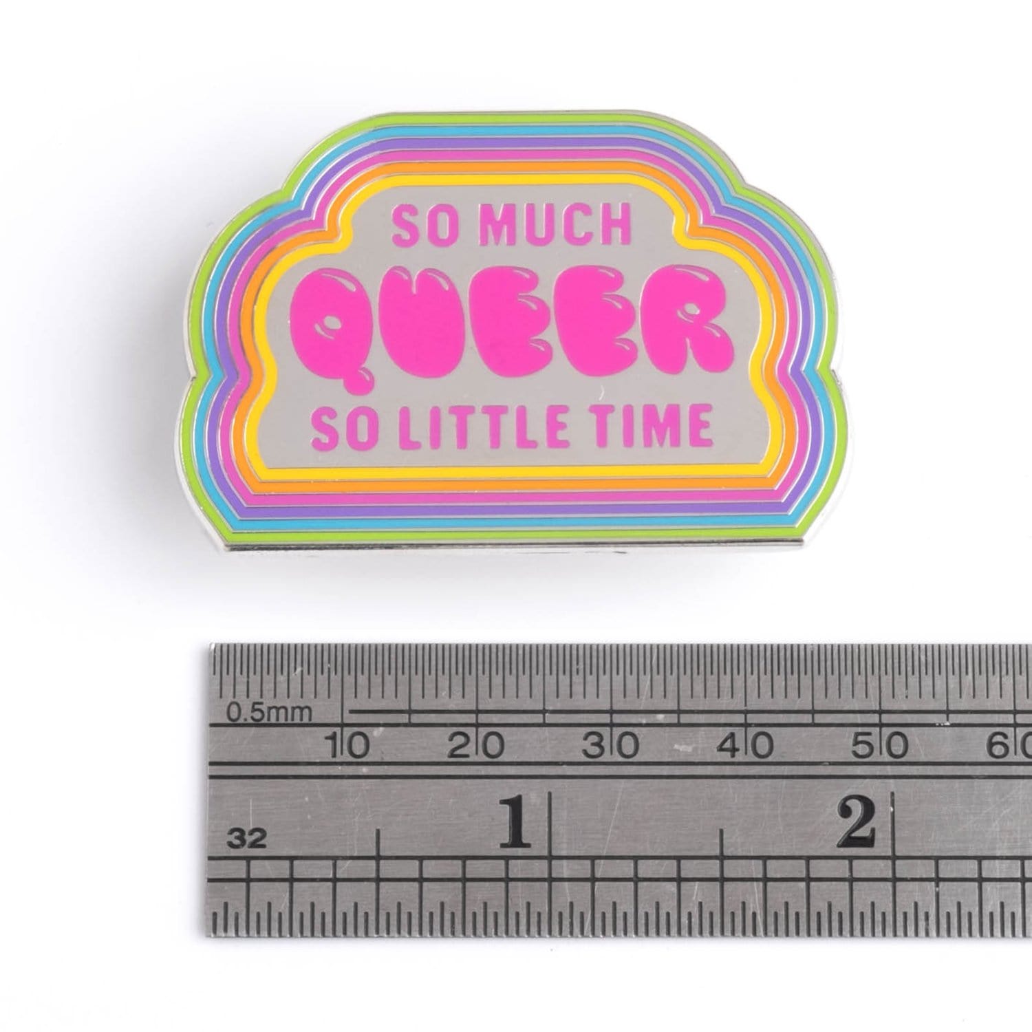 So Much Queer, So Little Time Pin