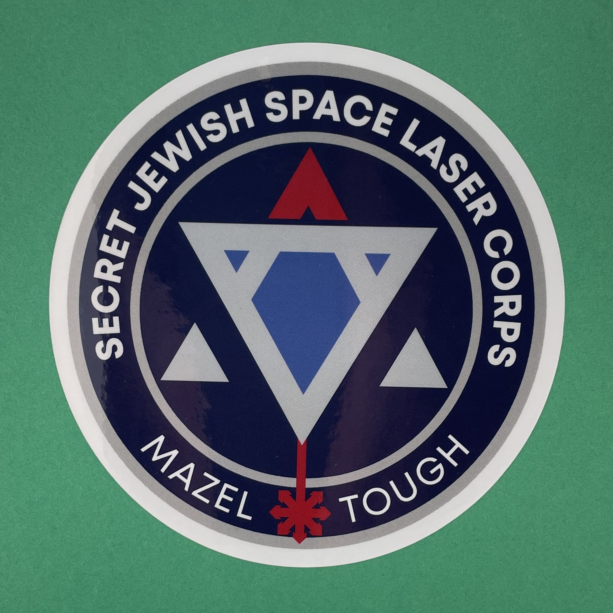 Secret Jewish Space Laser Corps - Sticker