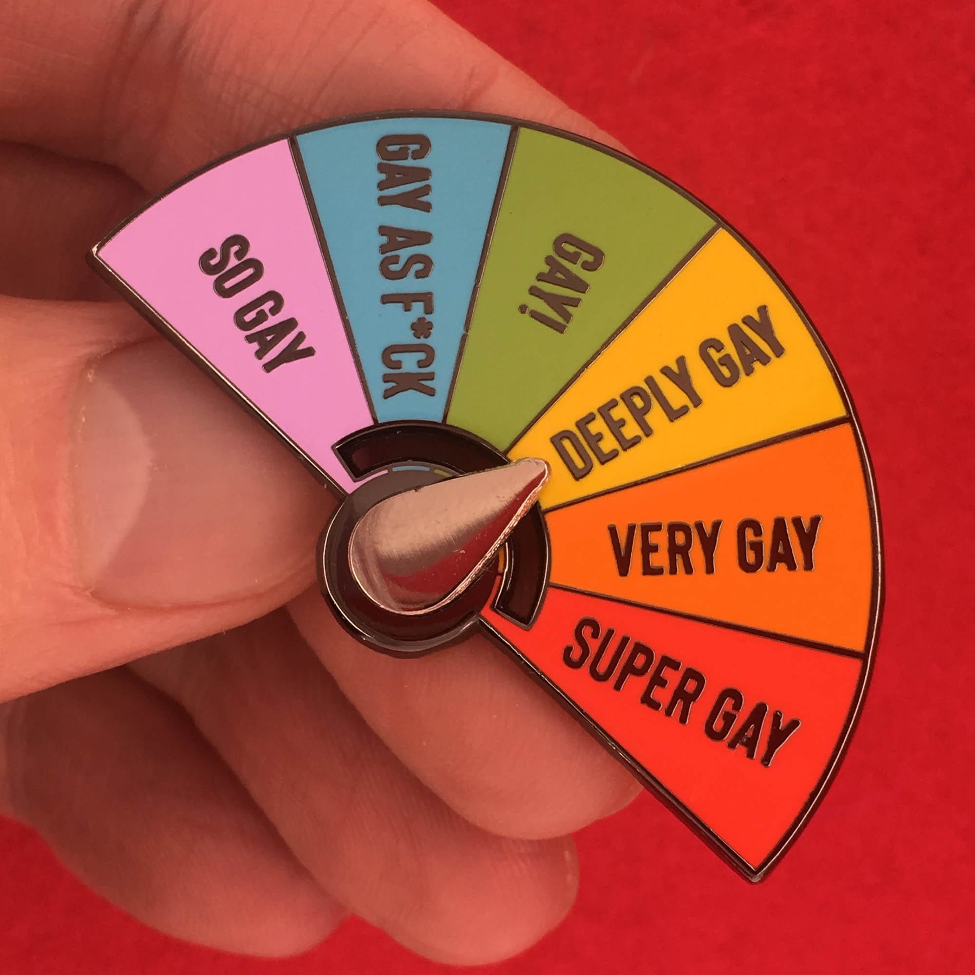 Moving Pin Examples Super Gay - Moving Pin — Dissent Pins