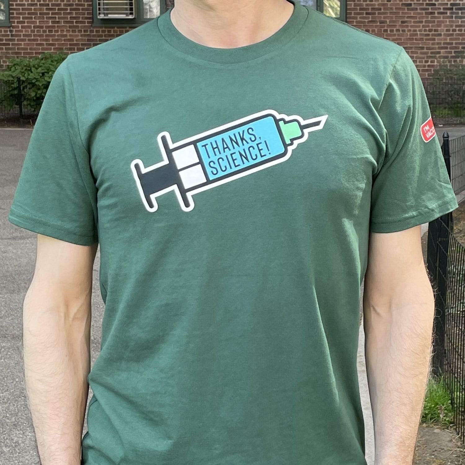 Thanks, Science + I'm vaccinated T-shirt