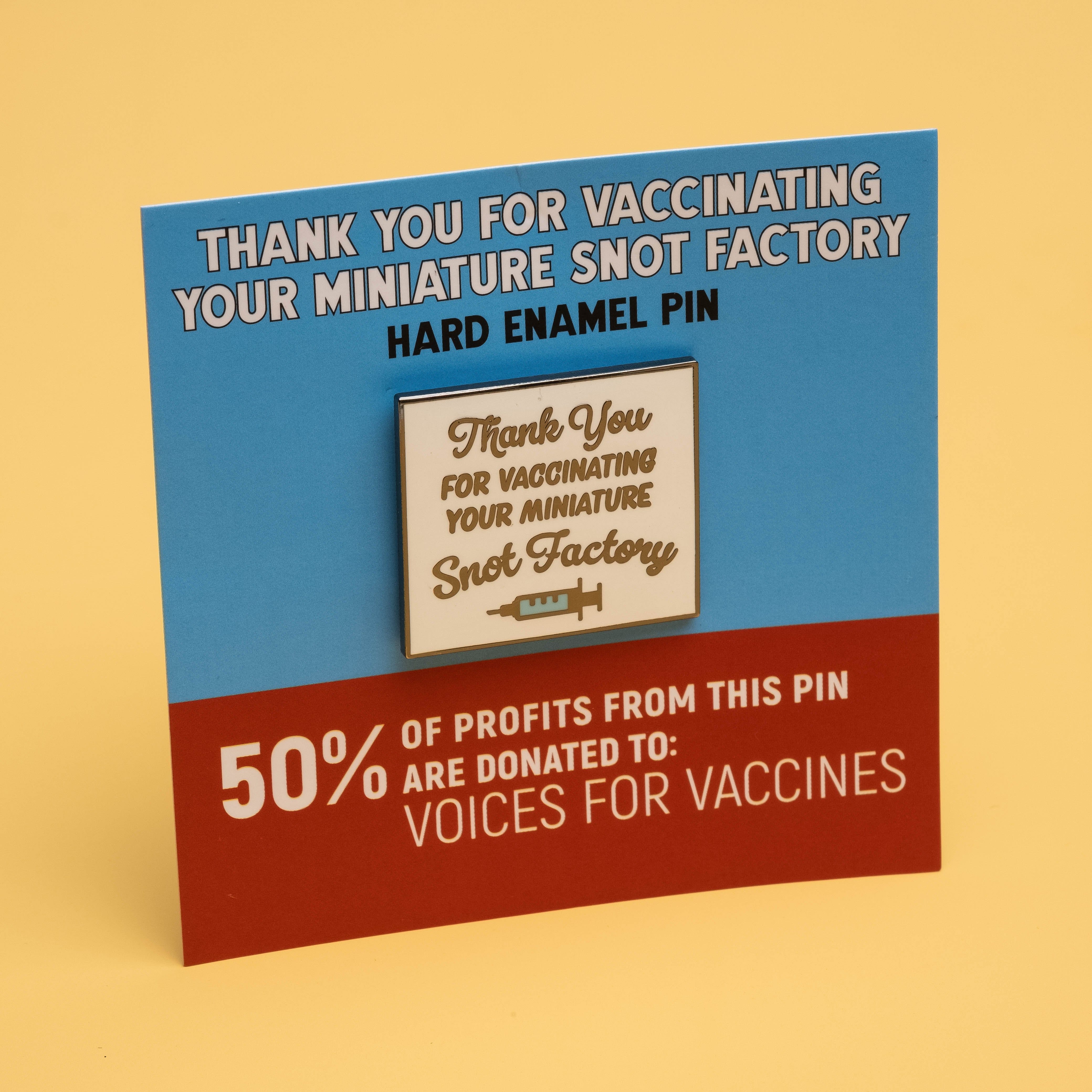 Thank You for Vaccinating Pin