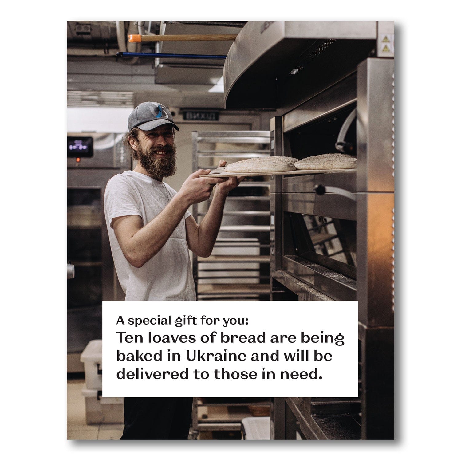 Ukrainian Bread Gift Postcards