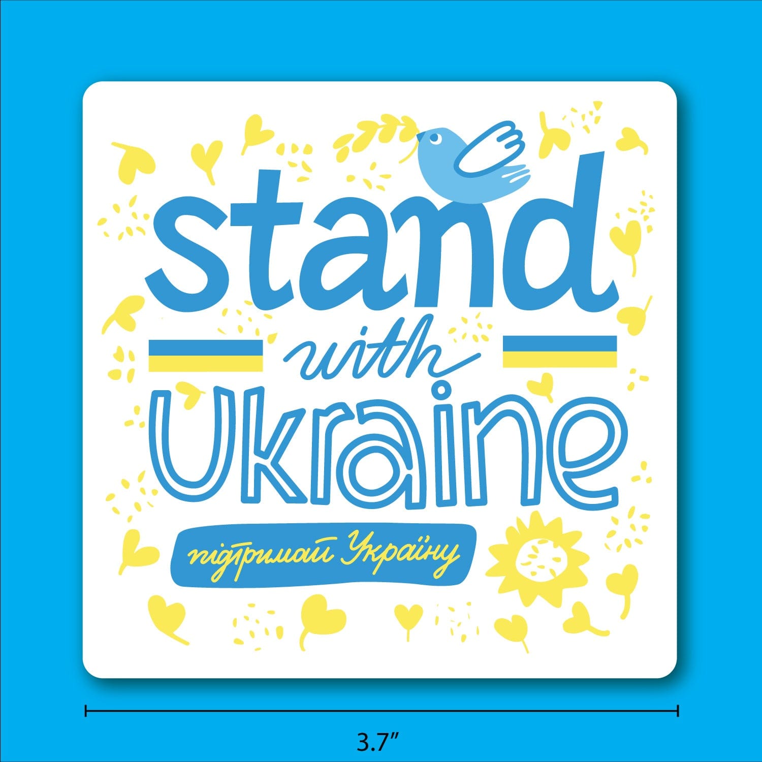 Stand With Ukraine Sticker