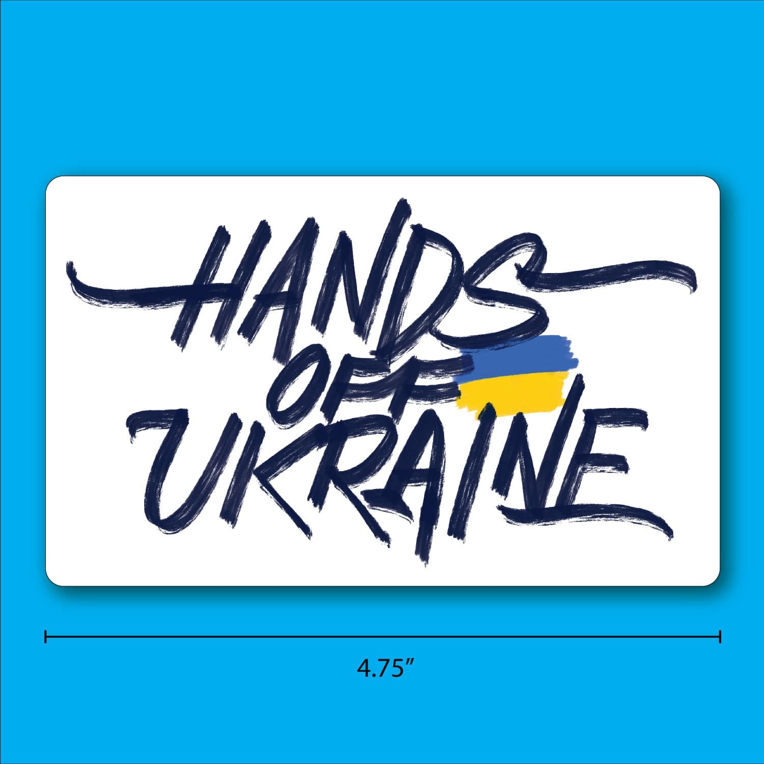 Hands Off Ukraine - Sticker