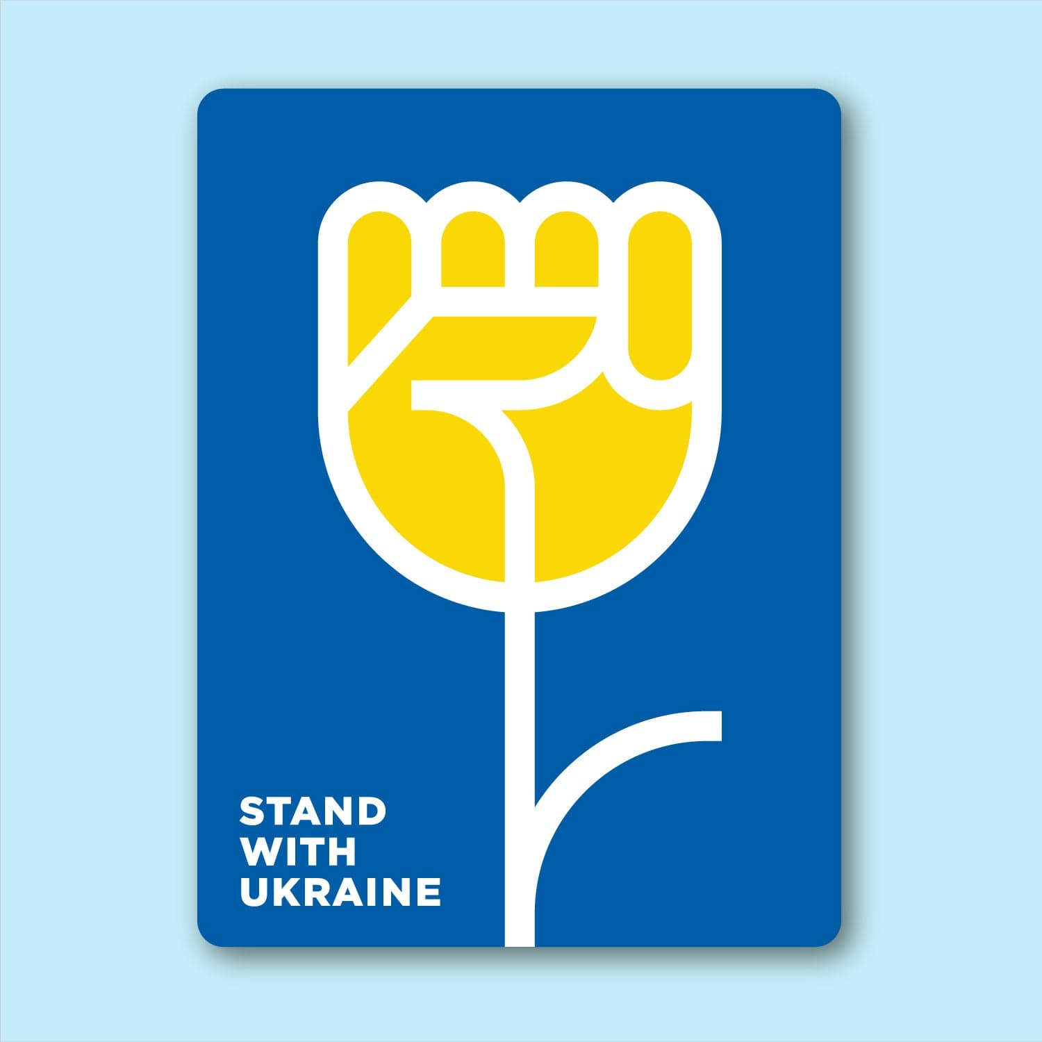 Ukrainian Flower - Sticker