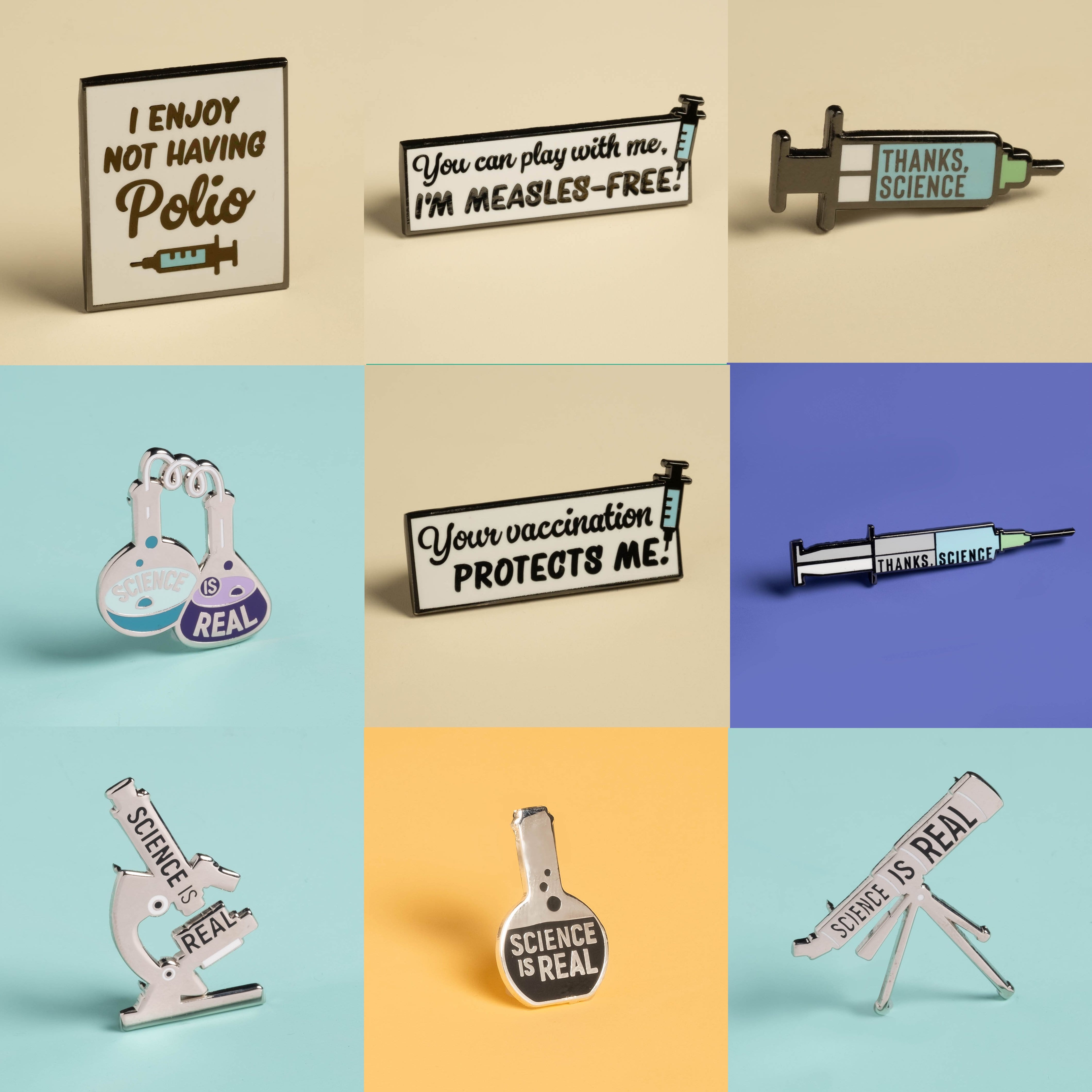 Science is Real/Pro-Vaccination Pack (54 products)