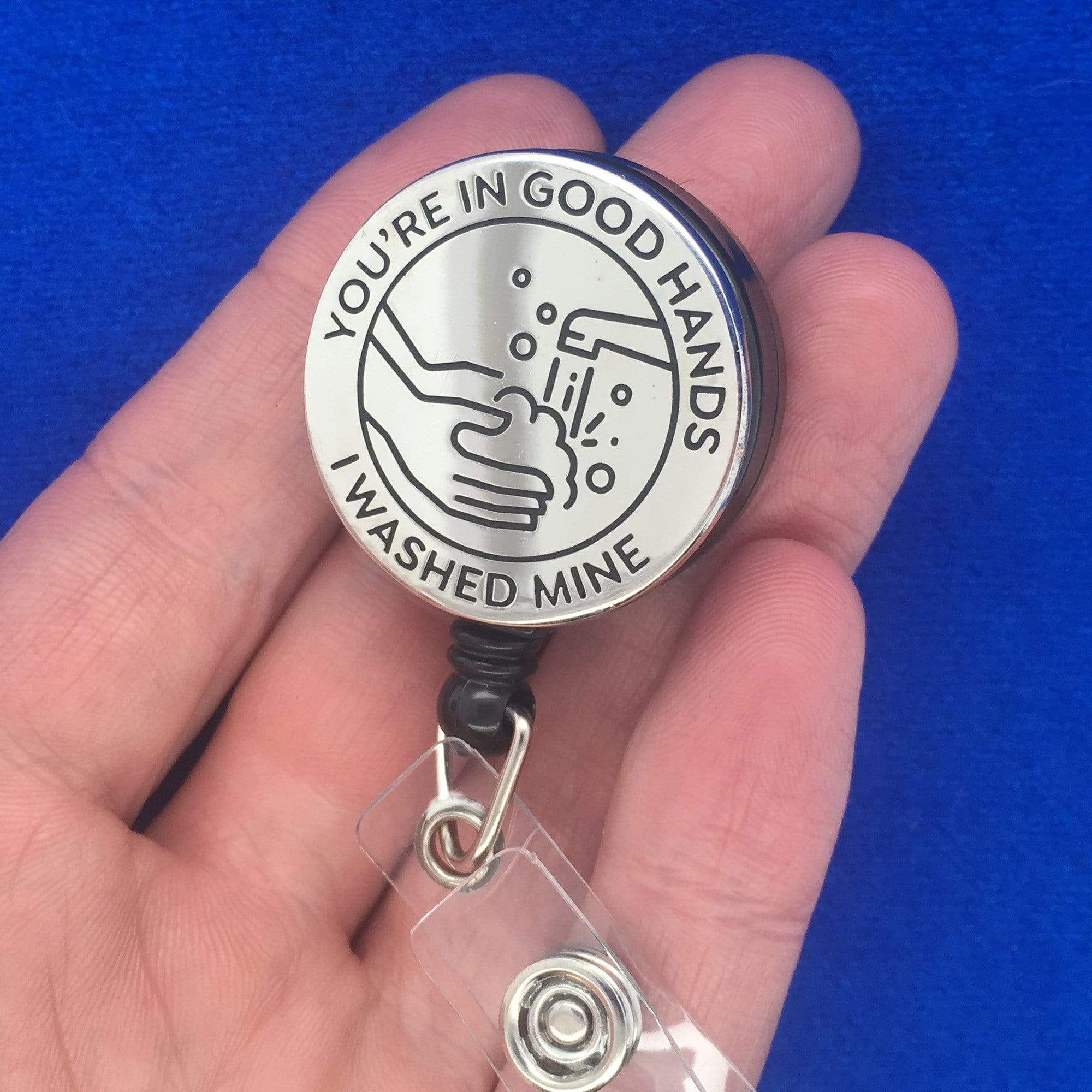 You're in Good Hands Badge Reel — Dissent Pins