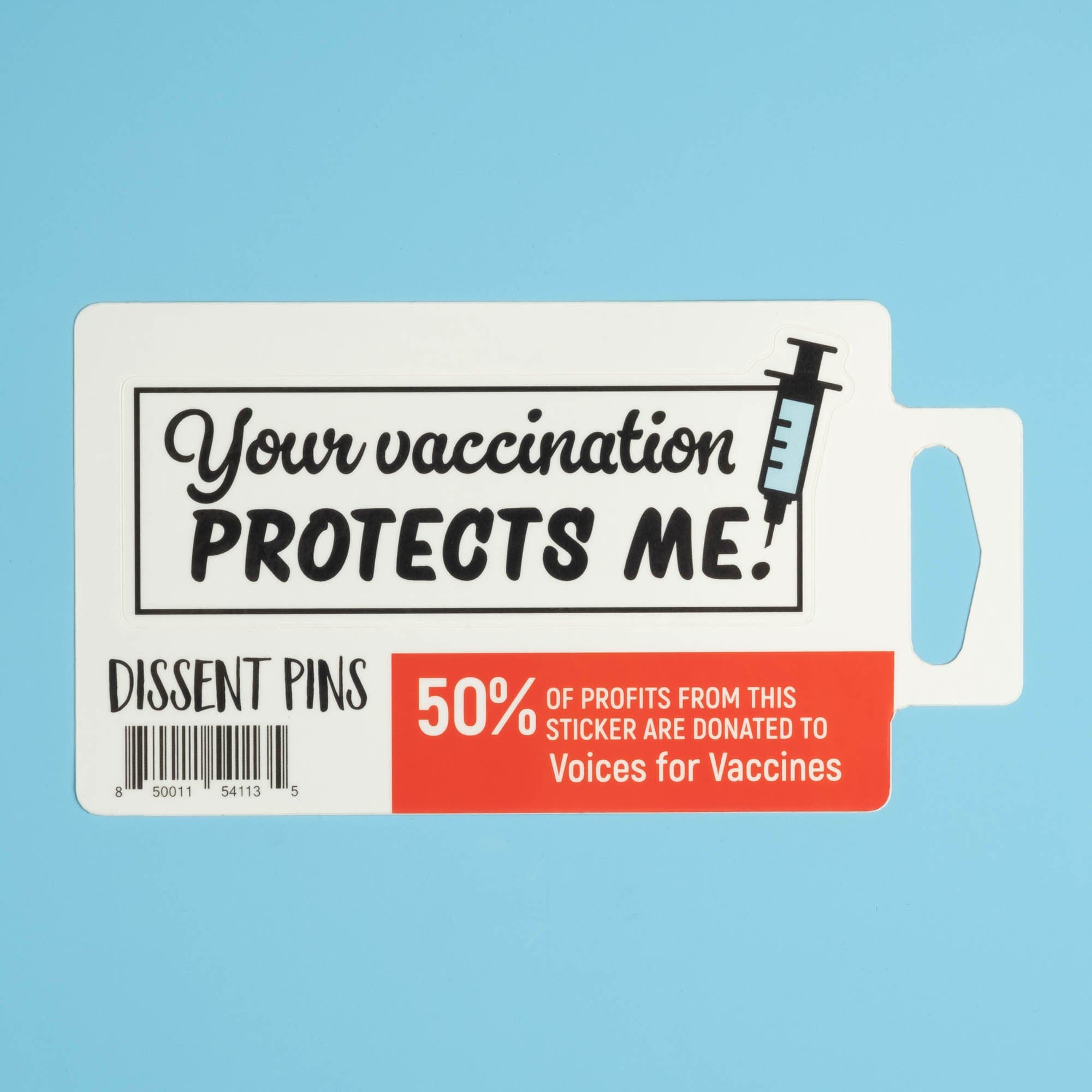 Your vaccination protects me - Sticker